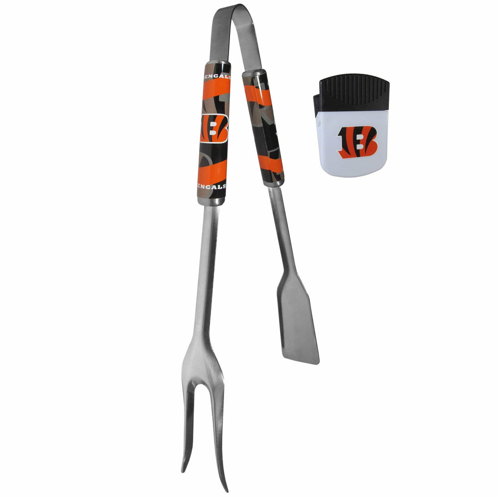 Cincinnati Bengals 3 in 1 BBQ Tool and Chip Clip - Siskiyou Buckle