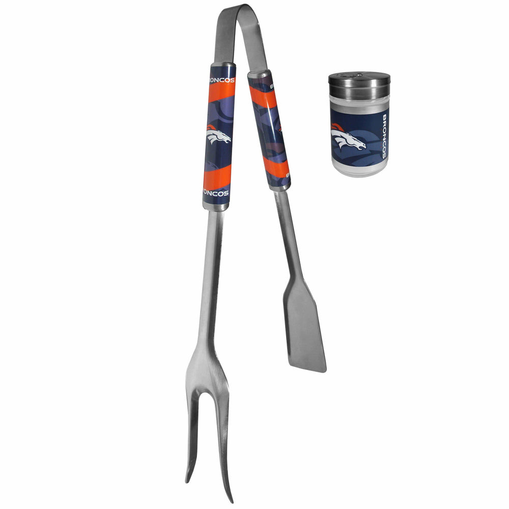 Denver Broncos 3 in 1 BBQ Tool and Salt & Pepper Shaker - Siskiyou Buckle