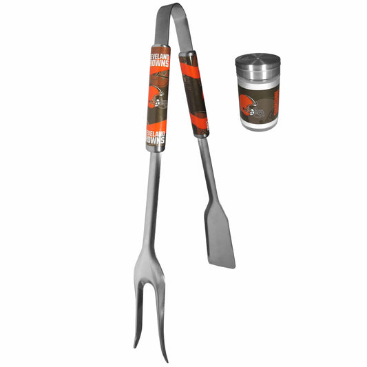 Cleveland Browns 3 in 1 BBQ Tool and Salt & Pepper Shaker - Siskiyou Buckle