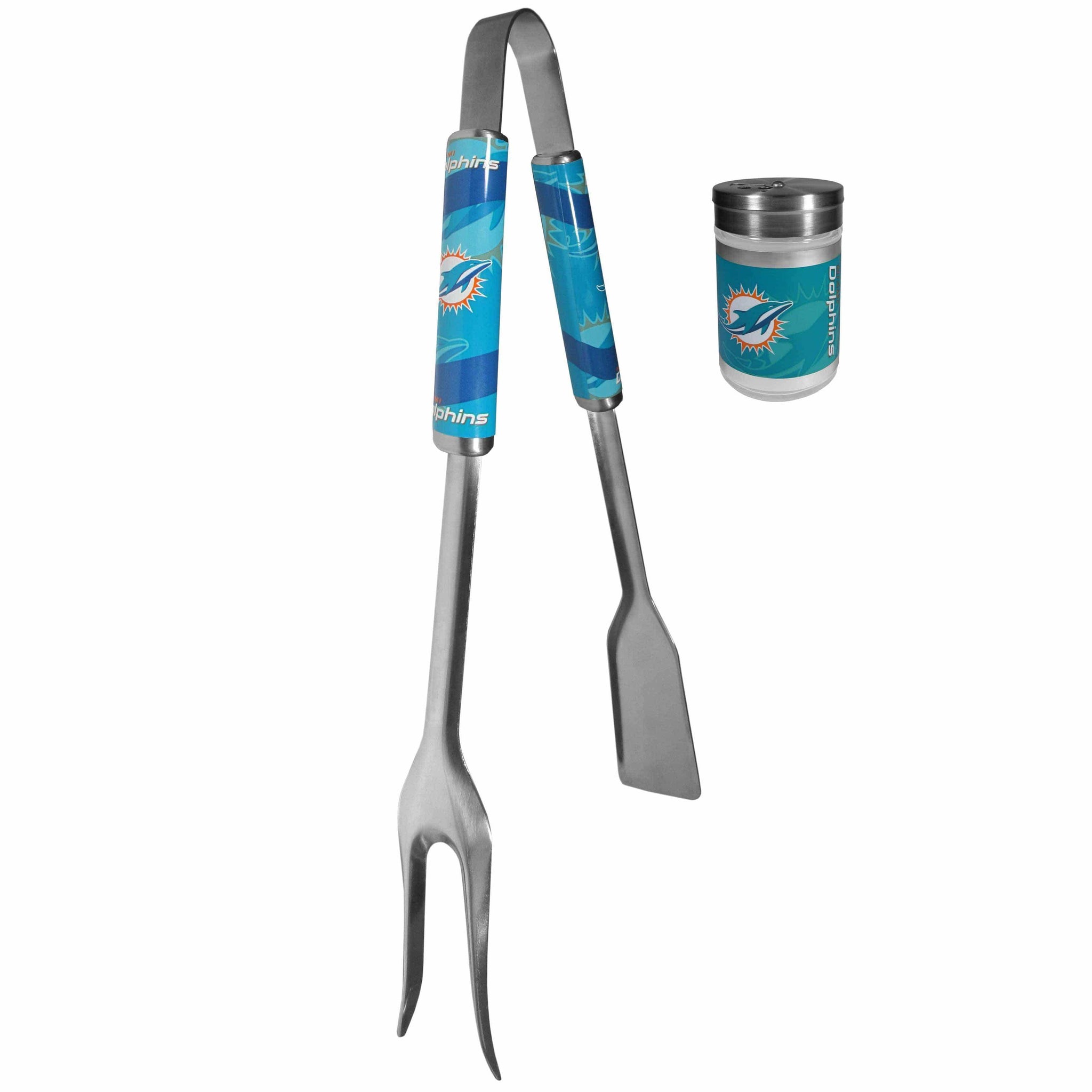 Miami Dolphins 3 in 1 BBQ Tool and Salt & Pepper Shaker - Siskiyou Buckle - Flyclothing LLC