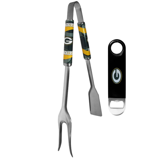 Green Bay Packers 3 in 1 BBQ Tool and Bottle Opener - Siskiyou Buckle