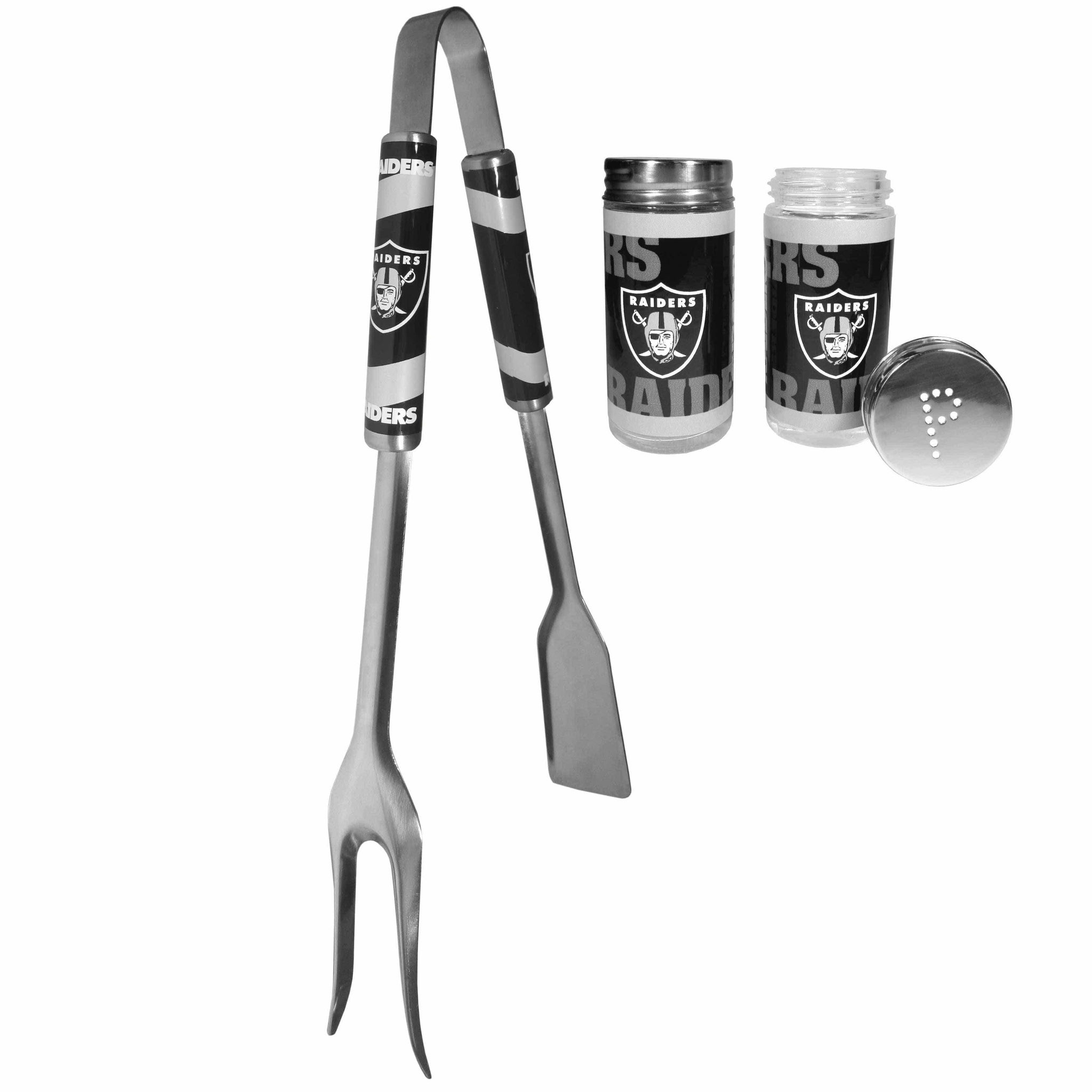 Oakland Raiders 3 in 1 BBQ Tool and Season Shaker - Siskiyou Buckle - Flyclothing LLC