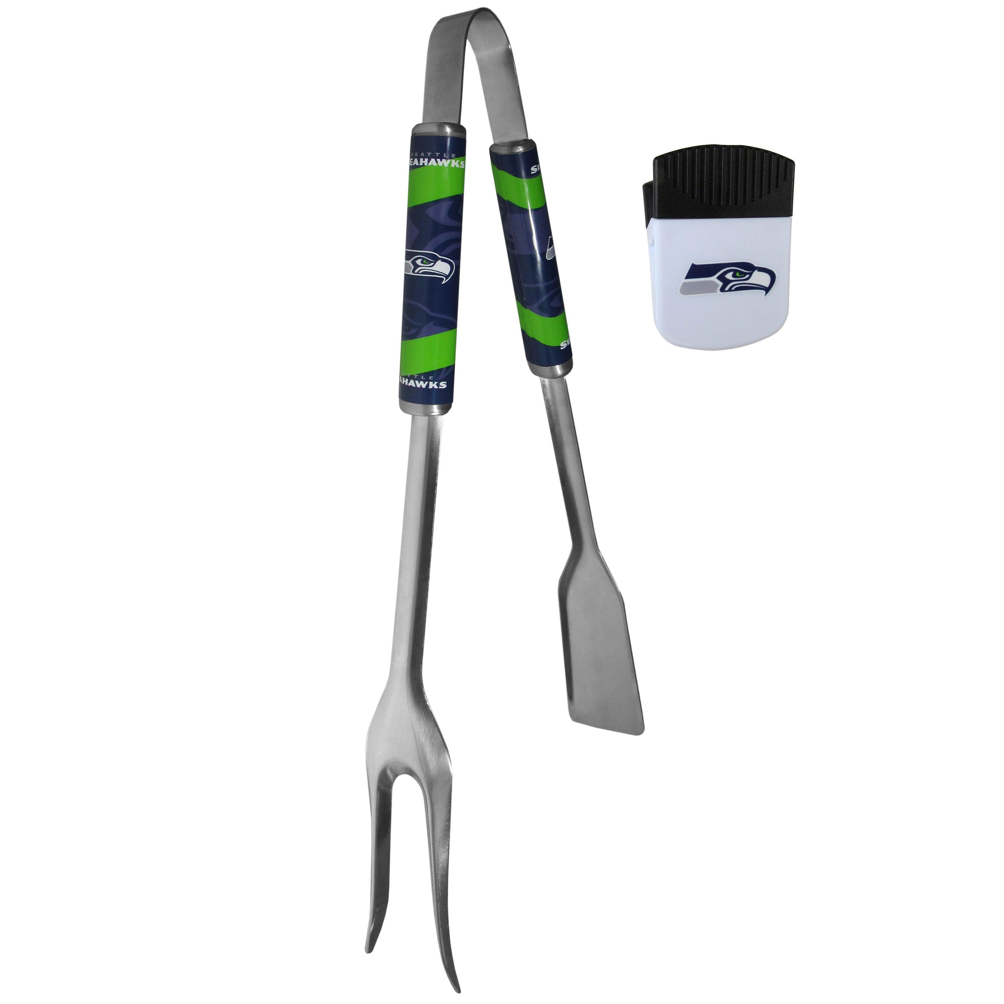 Seattle Seahawks 3 in 1 BBQ Tool and Chip Clip - Flyclothing LLC