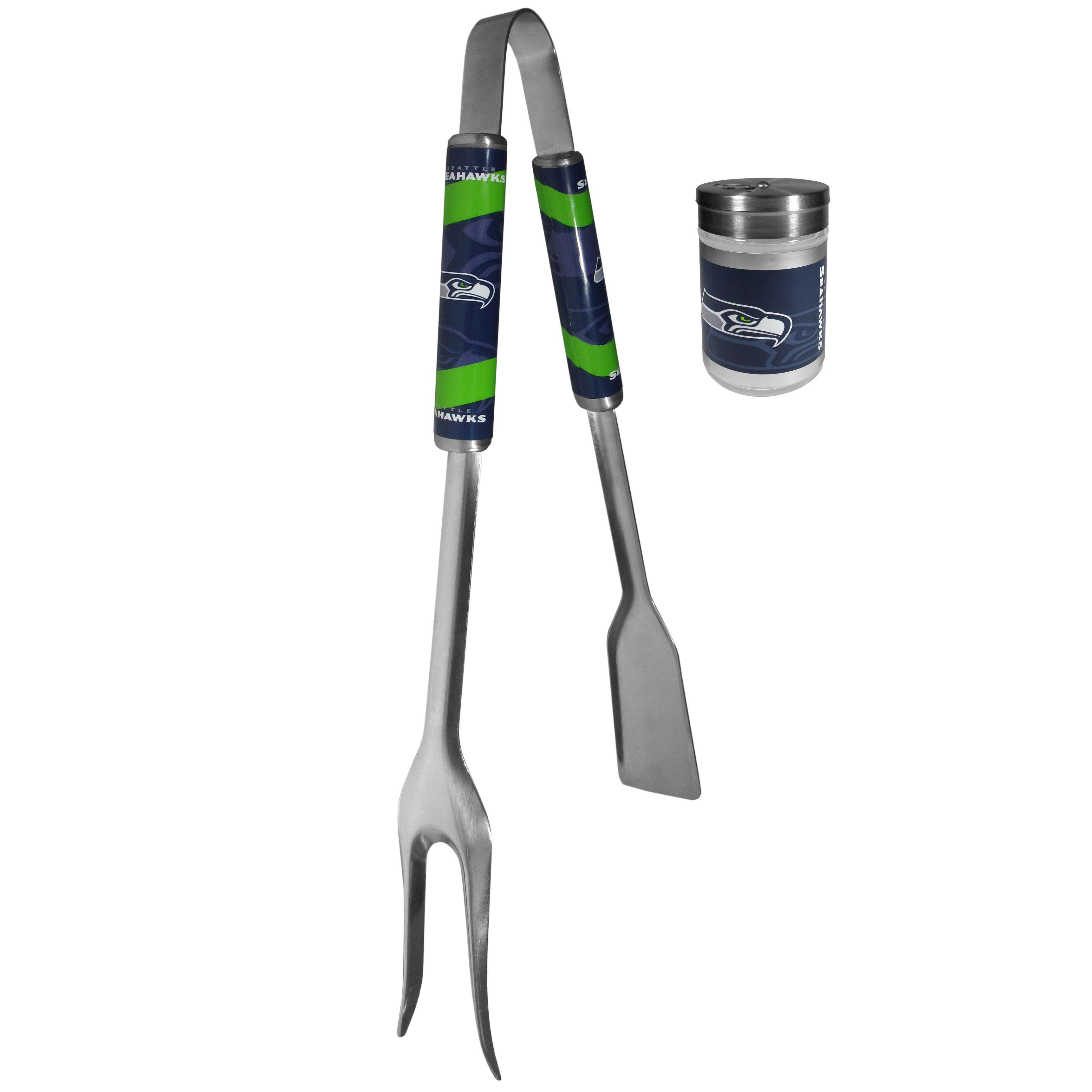Seattle Seahawks 3 in 1 BBQ Tool and Salt & Pepper Shaker - Flyclothing LLC