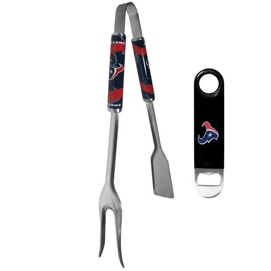 Houston Texans 3 in 1 BBQ Tool and Bottle Opener - Siskiyou Buckle - Flyclothing LLC