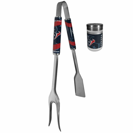 Houston Texans 3 in 1 BBQ Tool and Salt & Pepper Shaker - Siskiyou Buckle