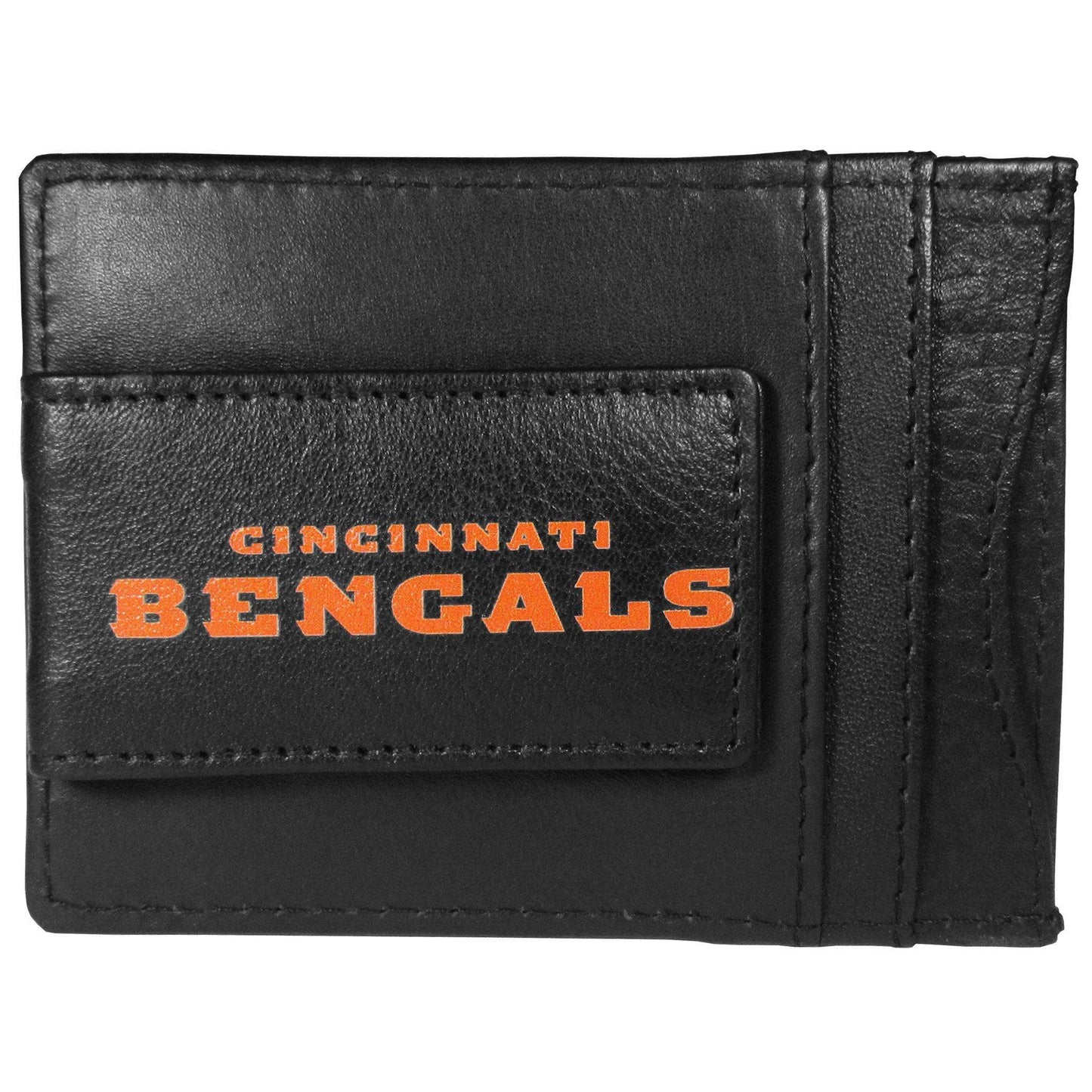Cincinnati Bengals Logo Leather Cash and Cardholder - Siskiyou Buckle - Flyclothing LLC