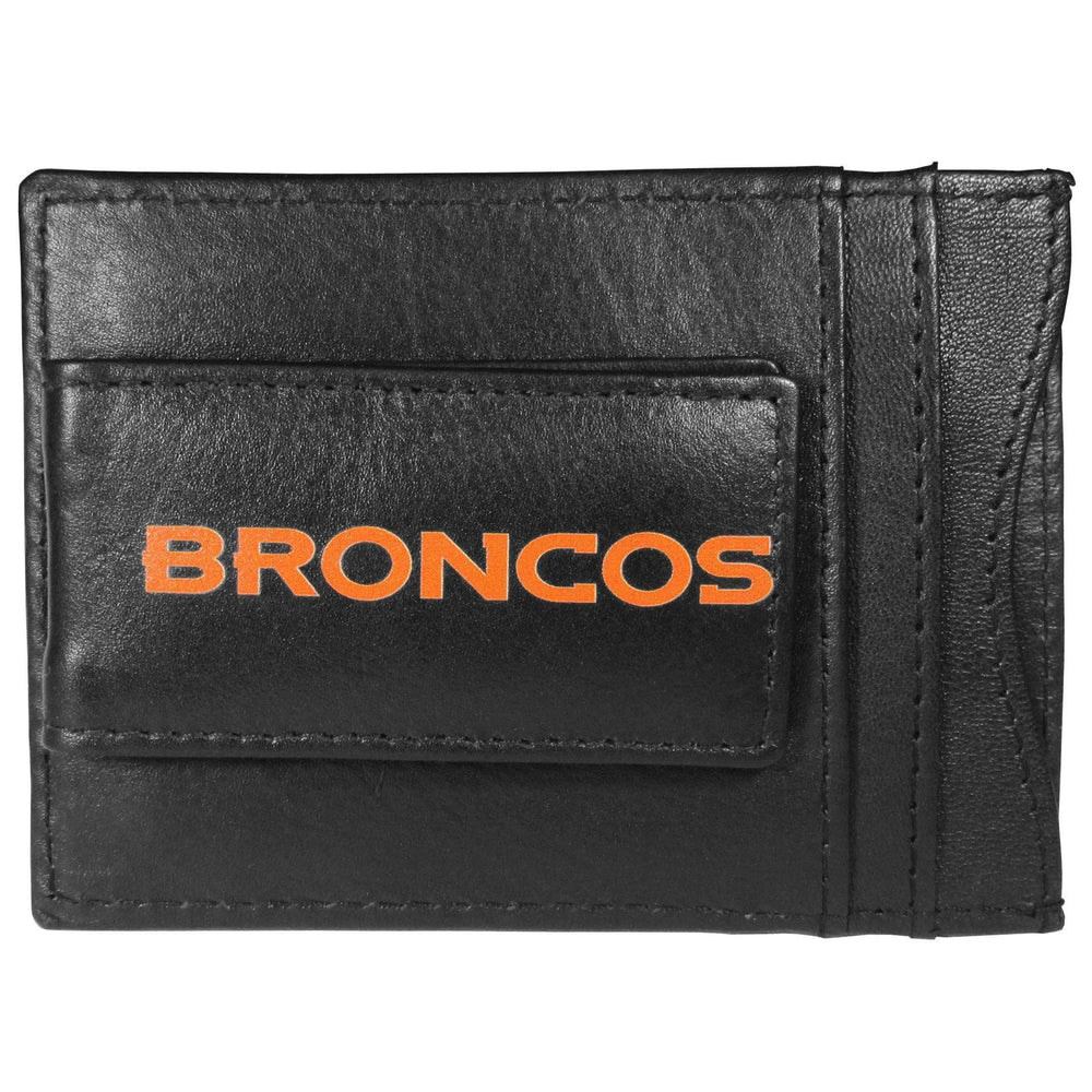 Denver Broncos Logo Leather Cash and Cardholder - Siskiyou Buckle