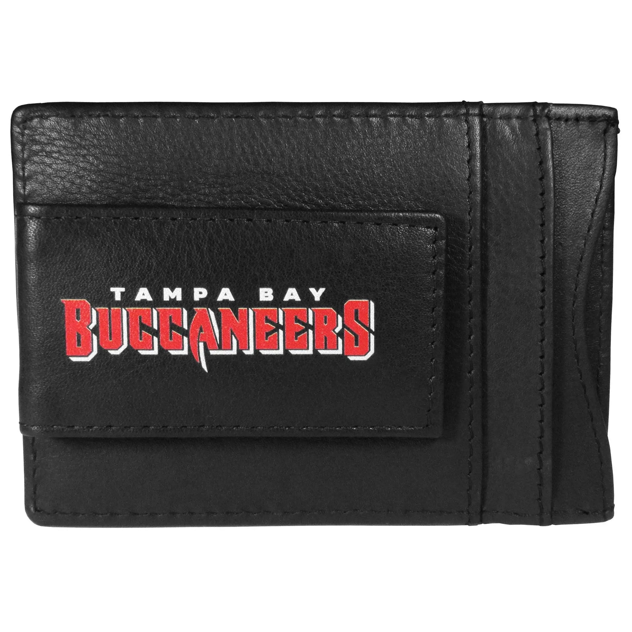 Tampa Bay Buccaneers Logo Leather Cash and Cardholder - Siskiyou Buckle - Flyclothing LLC