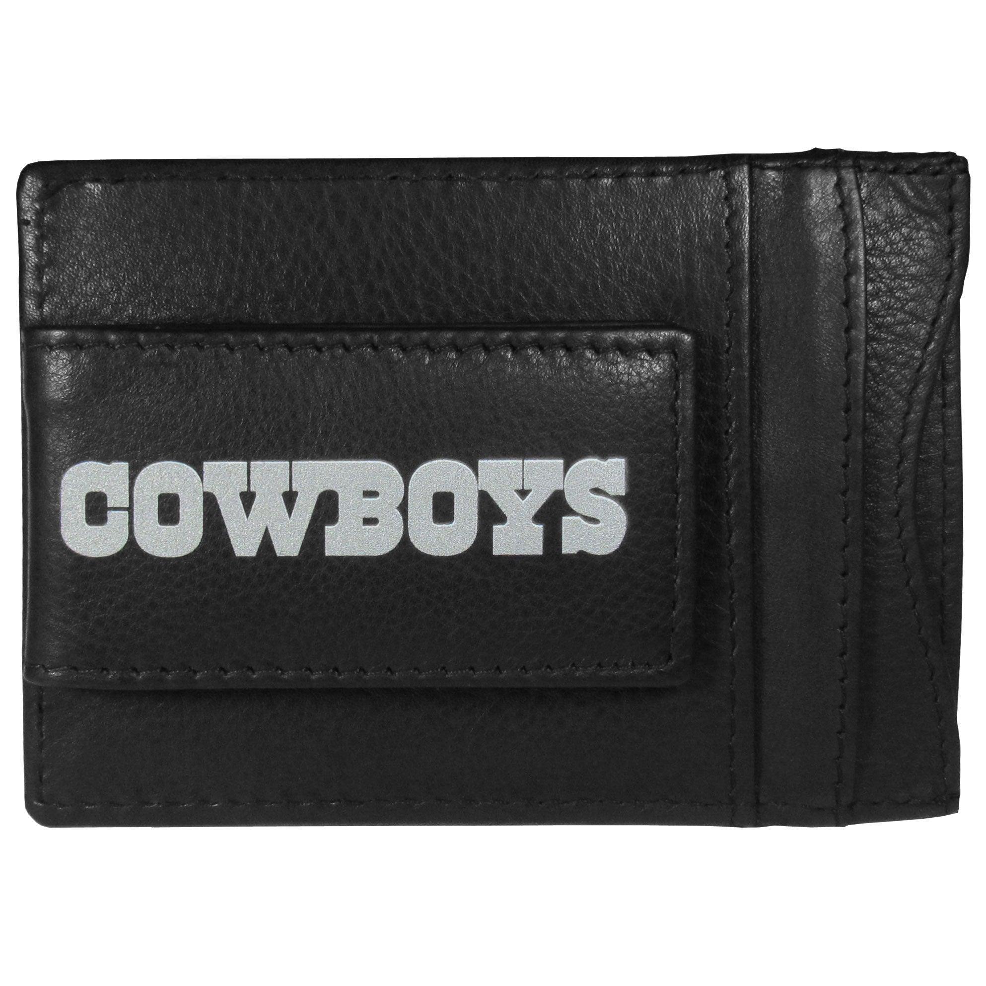 Dallas Cowboys Logo Leather Cash and Cardholder - Siskiyou Buckle