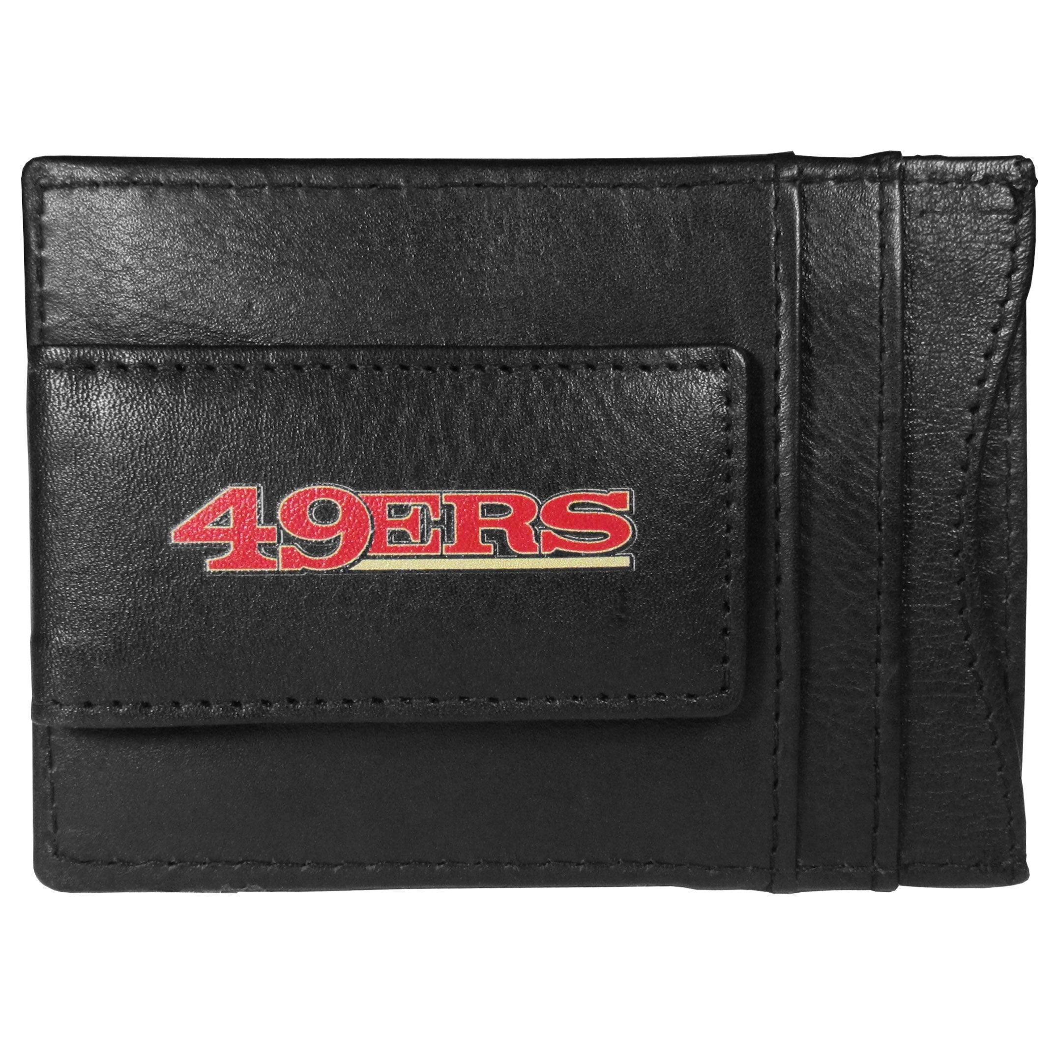 San Francisco 49ers Logo Leather Cash and Cardholder - Siskiyou Buckle