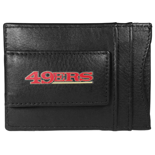 San Francisco 49ers Logo Leather Cash and Cardholder - Siskiyou Buckle