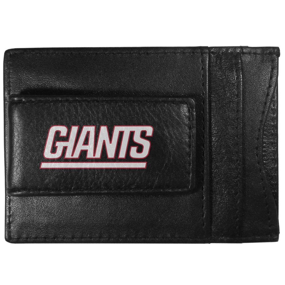 New York Giants Logo Leather Cash and Cardholder - Siskiyou Buckle