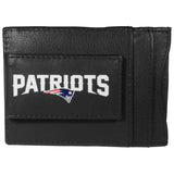 New England Patriots Logo Leather Cash and Cardholder - Siskiyou Buckle