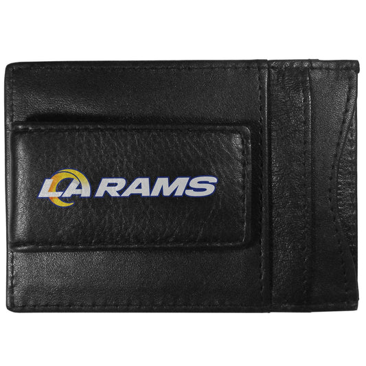 Los Angeles Rams Logo Leather Cash and Cardholder - Siskiyou Buckle