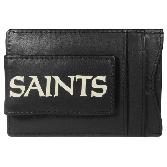 New Orleans Saints Logo Leather Cash and Cardholder - Flyclothing LLC