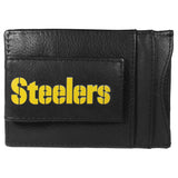 Pittsburgh Steelers Logo Leather Cash and Cardholder - Siskiyou Buckle