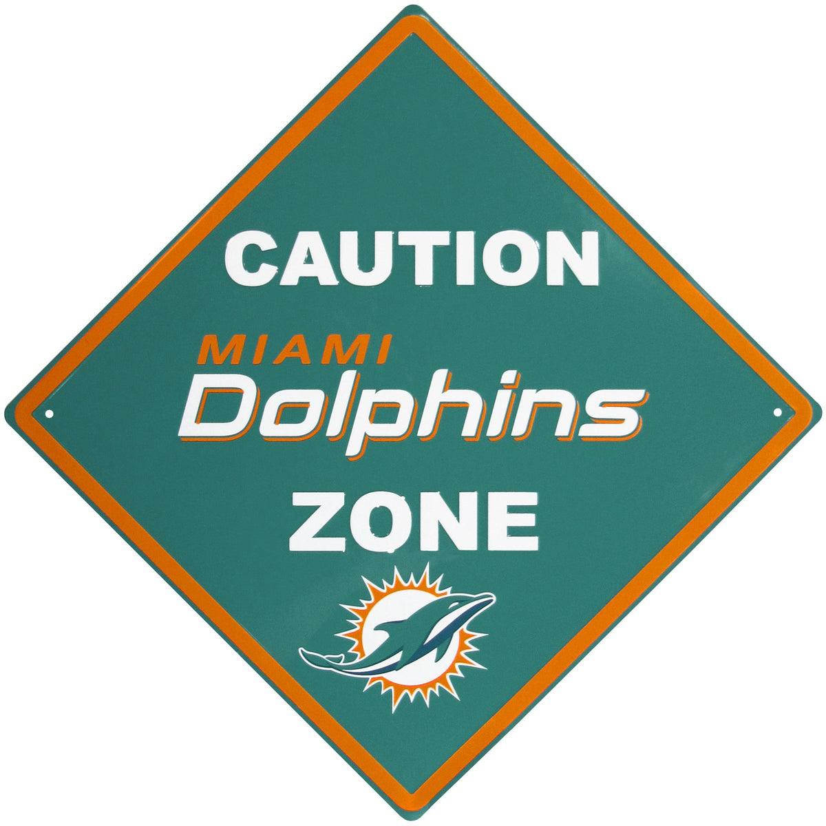 Miami Dolphins Caution Wall Sign Plaque - Flyclothing LLC
