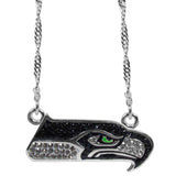 Seattle Seahawks Crystal Logo Necklace - Siskiyou Buckle