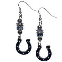 Indianapolis Colts Euro Bead Earrings - Siskiyou Buckle