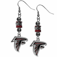 Atlanta Falcons Euro Bead Earrings - Siskiyou Buckle