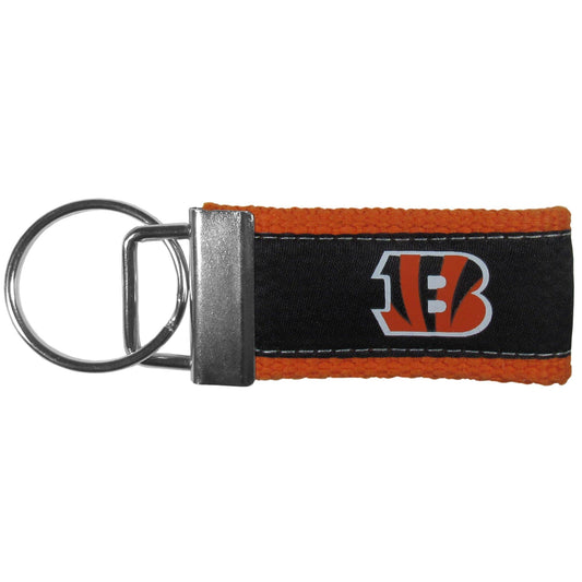 Cincinnati Bengals Woven Key Chain - Siskiyou Buckle
