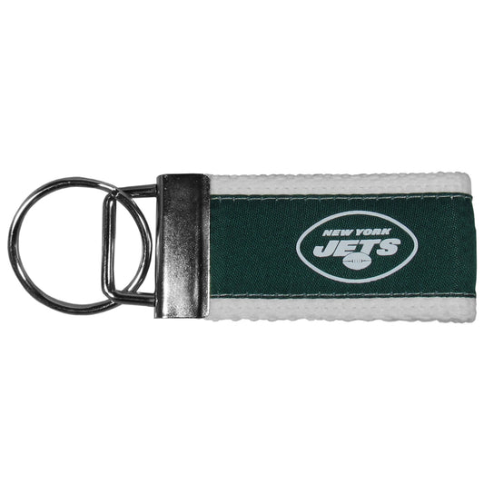 New York Jets Woven Key Chain