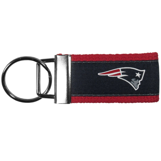 New England Patriots Woven Key Chain