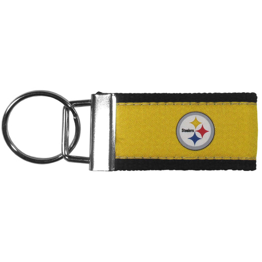 Pittsburgh Steelers Woven Key Chain - Siskiyou Buckle