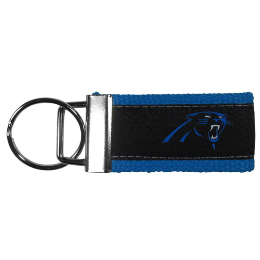 Carolina Panthers Woven Key Chain - Siskiyou Buckle