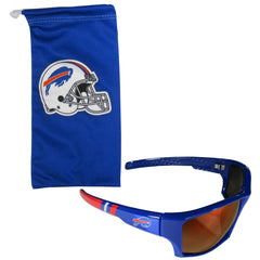 Buffalo Bills Edge Wrap Sunglass and Bag Set - Flyclothing LLC