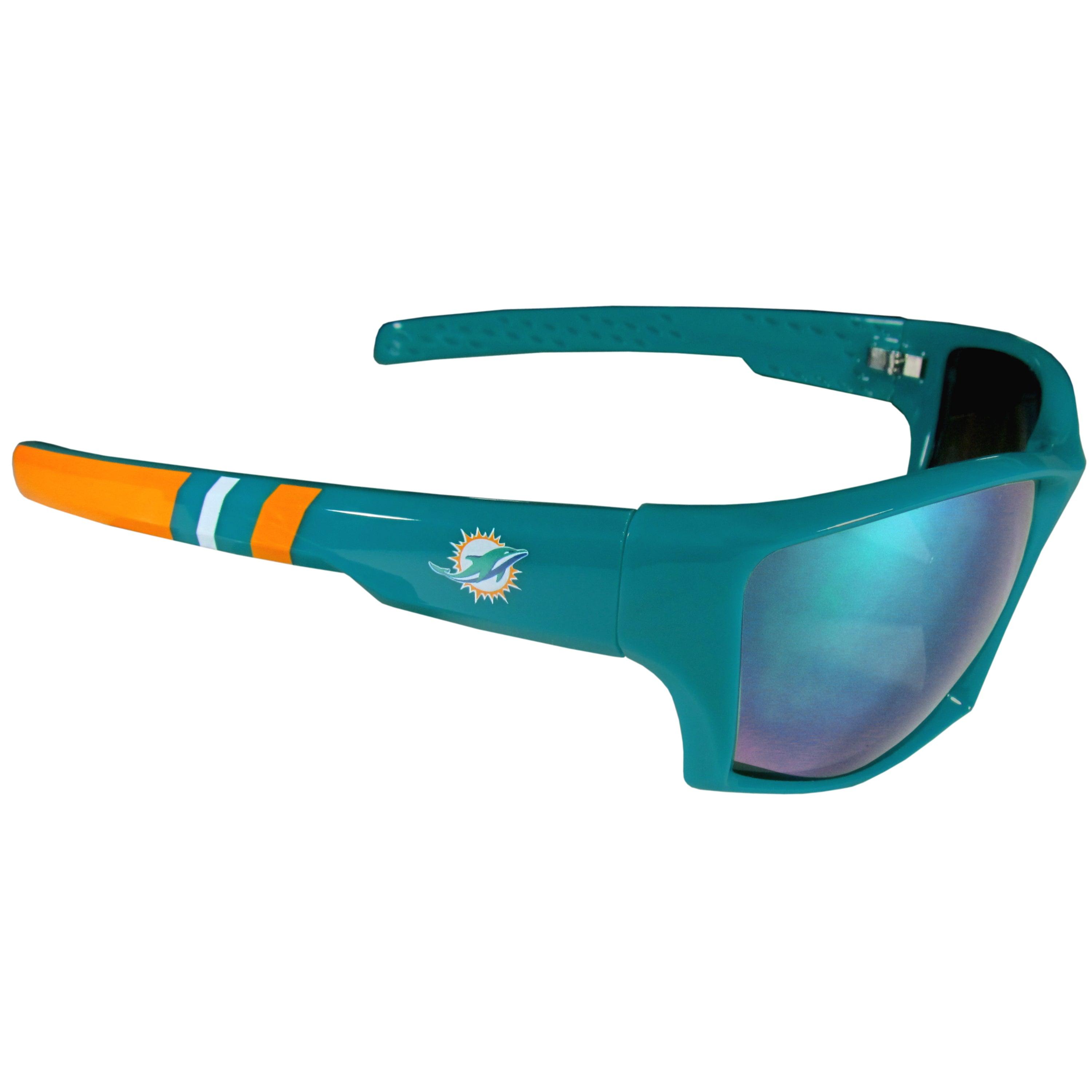 Miami Dolphins Edge Wrap Sunglasses - Flyclothing LLC