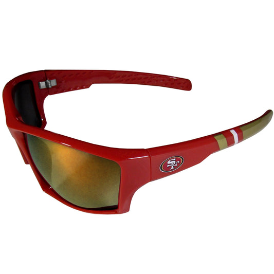 San Francisco 49ers Edge Wrap Sunglasses - Flyclothing LLC