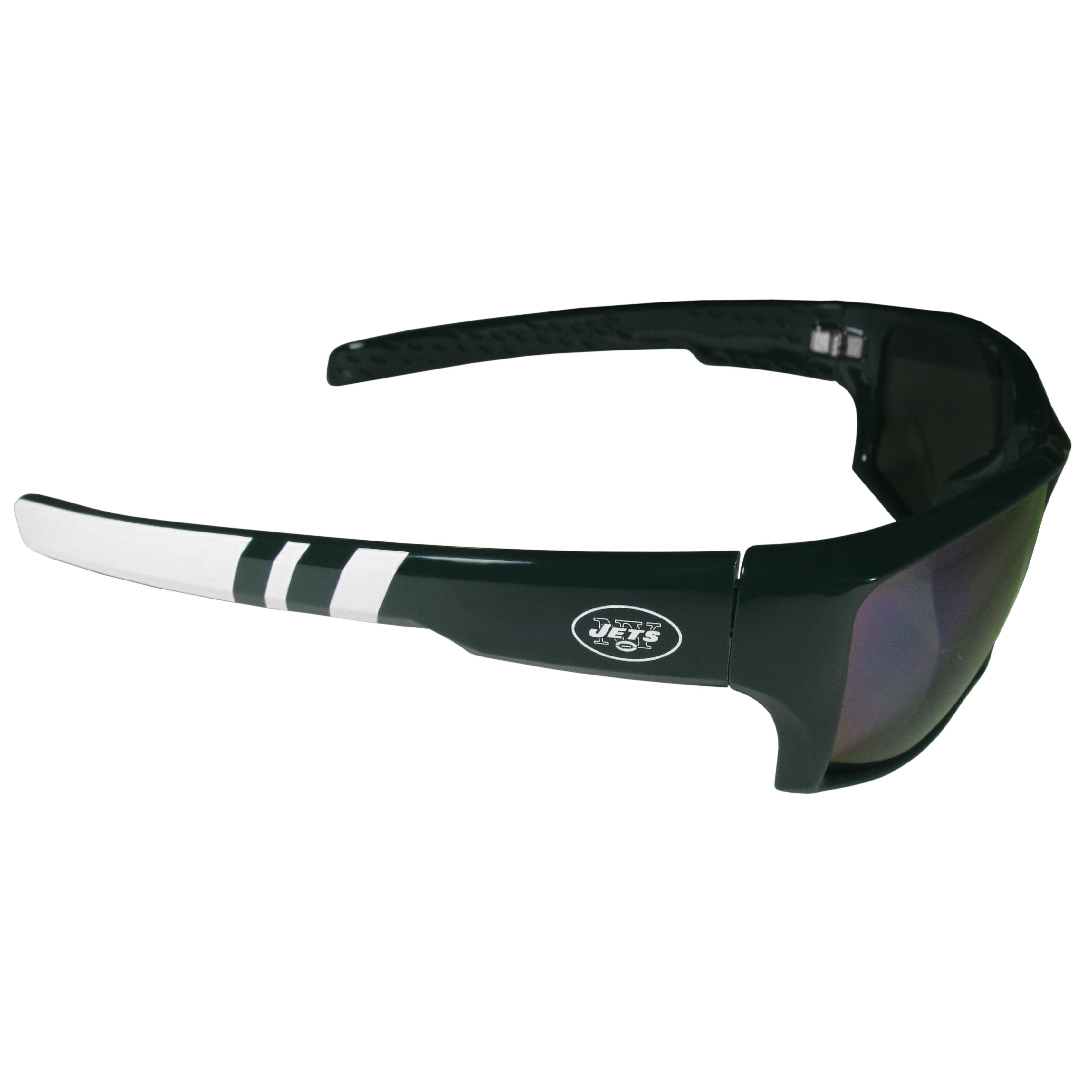 New York Jets Edge Wrap Sunglasses - Flyclothing LLC