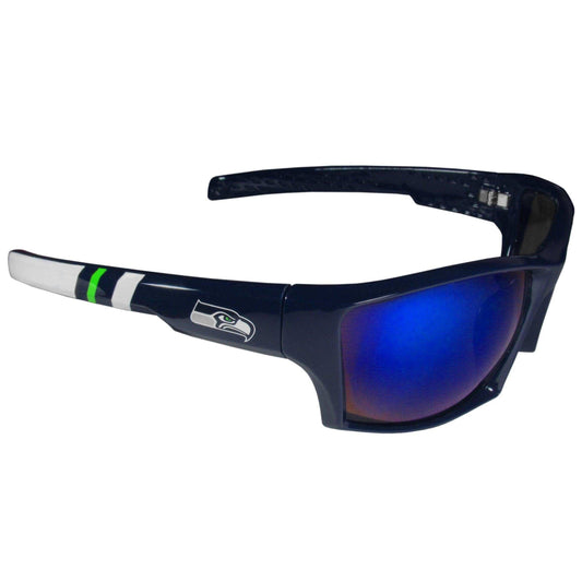 Seattle Seahawks Edge Wrap Sunglasses - Siskiyou Buckle - Flyclothing LLC