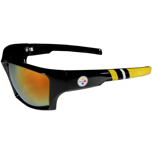 Pittsburgh Steelers Edge Wrap Sunglasses - Flyclothing LLC