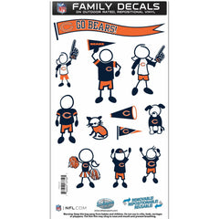 Chicago Bears Family Decal Set Medium - Flyclothing LLC