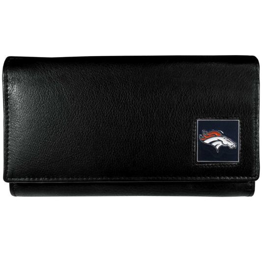 Denver Broncos Leather Women's Wallet - Siskiyou Buckle