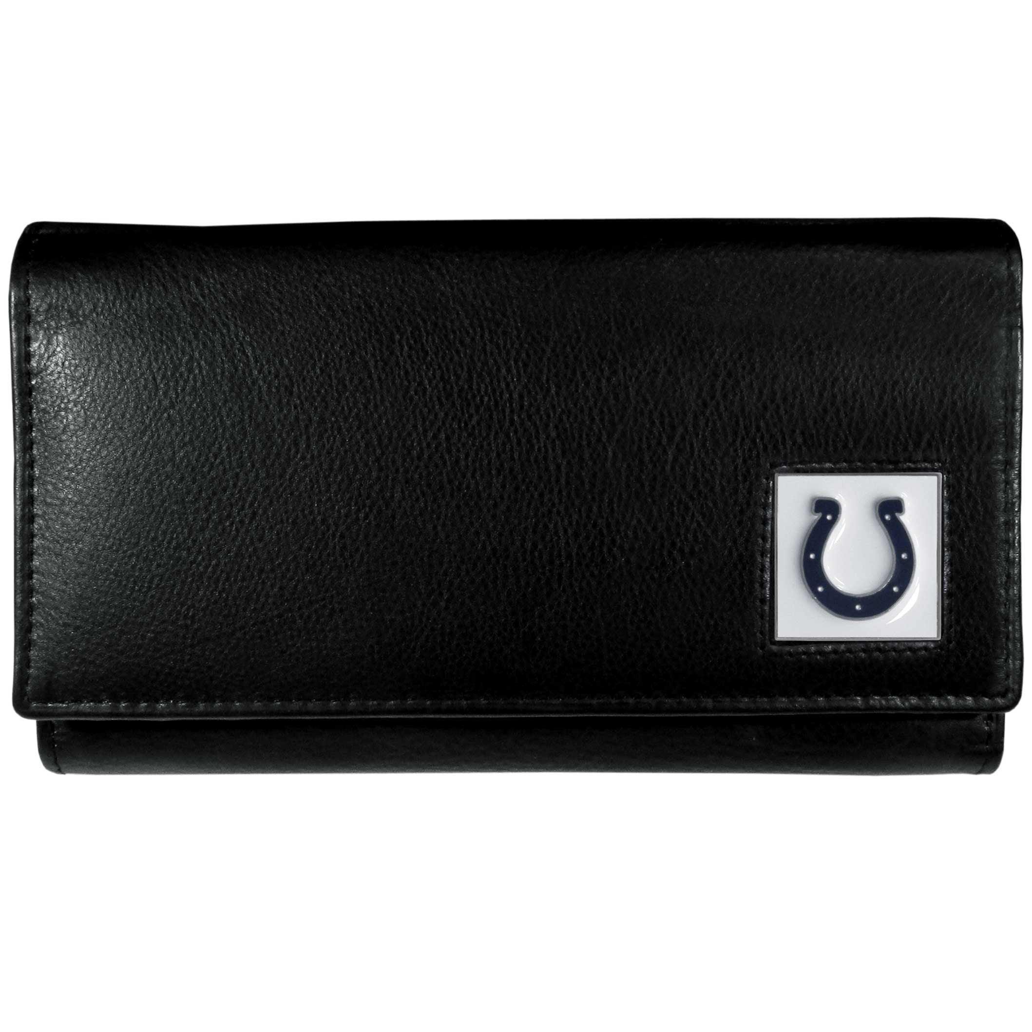 Indianapolis Colts Leather Women's Wallet - Siskiyou Buckle