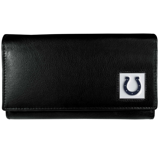 Indianapolis Colts Leather Women's Wallet - Siskiyou Buckle