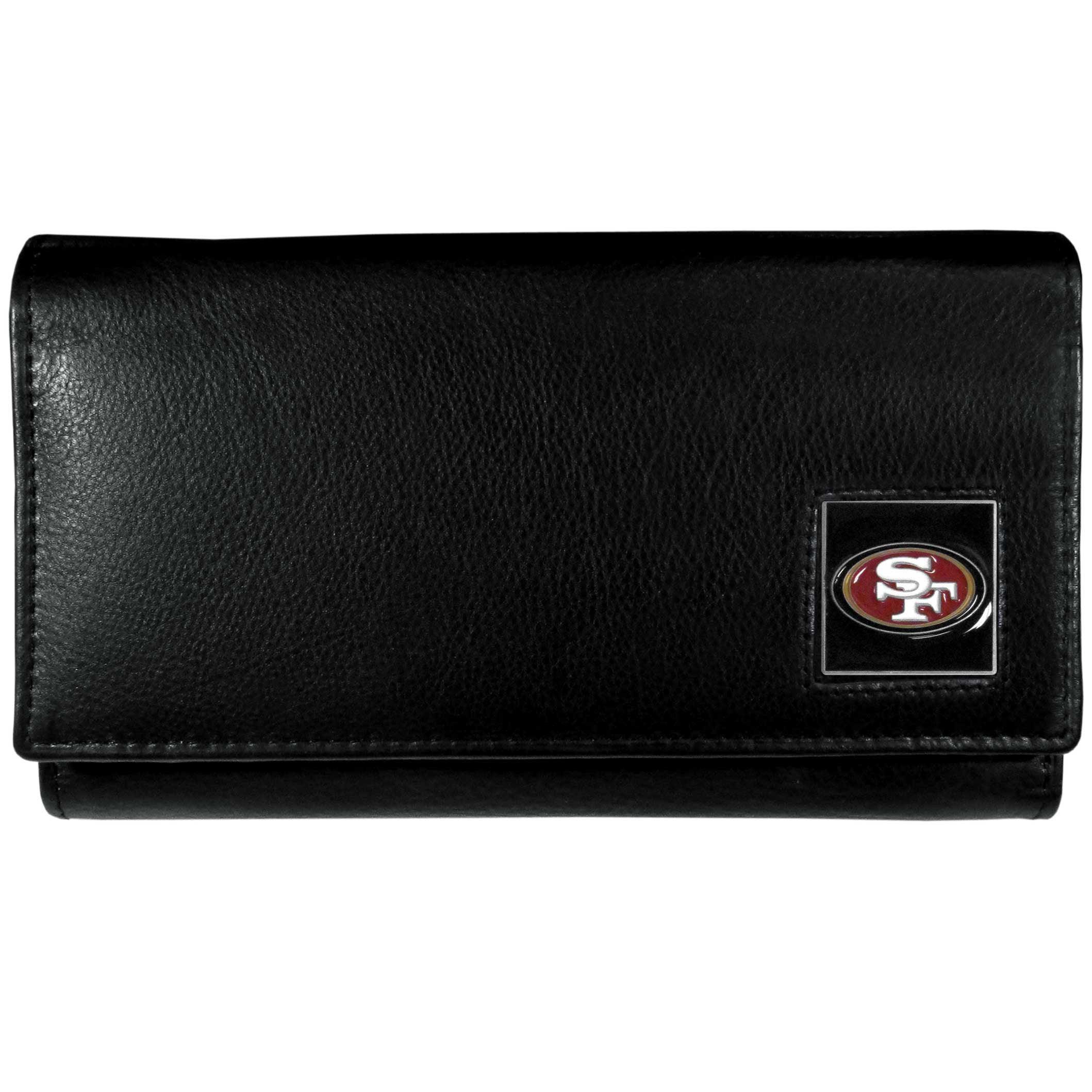 San Francisco 49ers Leather Women's Wallet - Siskiyou Buckle