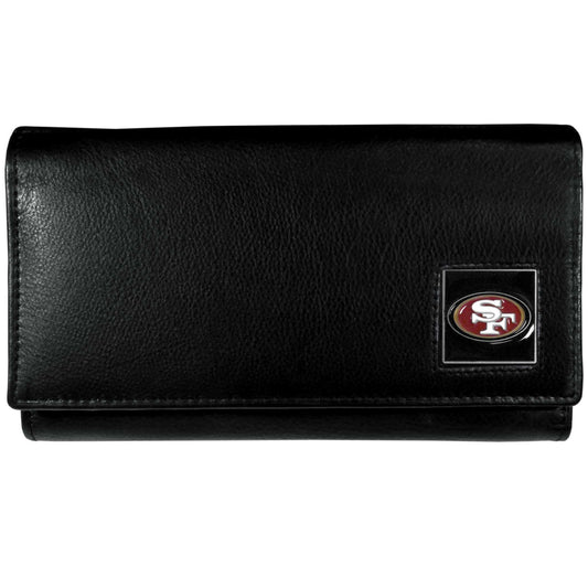 San Francisco 49ers Leather Women's Wallet - Siskiyou Buckle