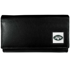 New York Jets Leather Women's Wallet - Siskiyou Buckle