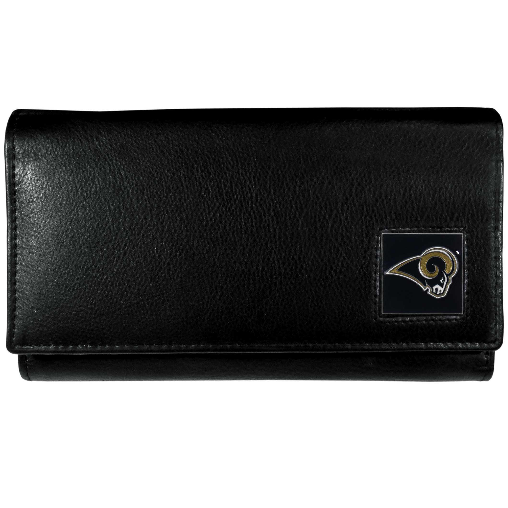 Los Angeles Rams Leather Women's Wallet - Siskiyou Buckle