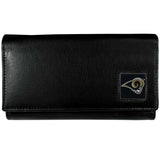 Los Angeles Rams Leather Women's Wallet - Siskiyou Buckle