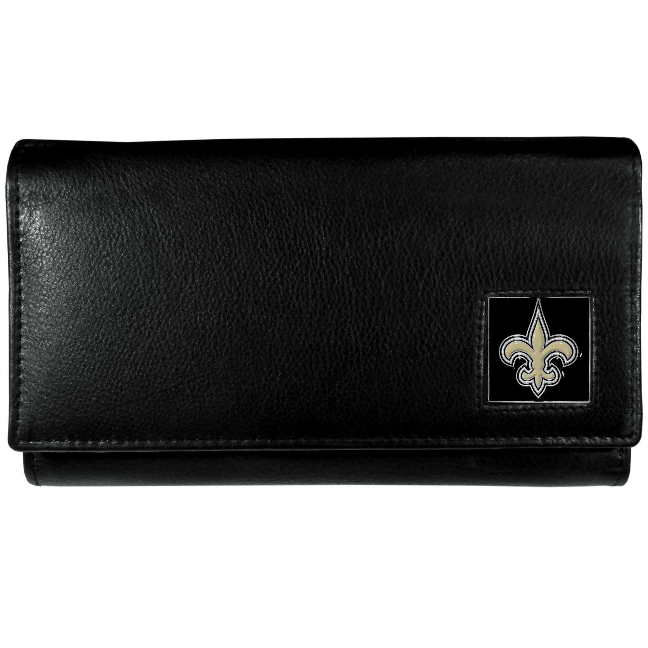 New Orleans Saints Leather Women's Wallet - Siskiyou Buckle