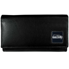 Seattle Seahawks Leather Women's Wallet - Siskiyou Buckle