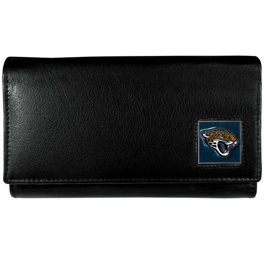Jacksonville Jaguars Leather Women's Wallet - Siskiyou Buckle
