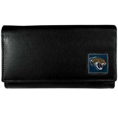 Jacksonville Jaguars Leather Women's Wallet - Siskiyou Buckle