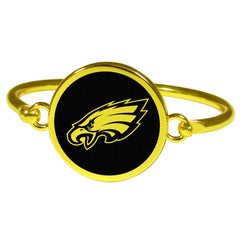 Philadelphia Eagles Gold Tone Bangle Bracelet - Flyclothing LLC